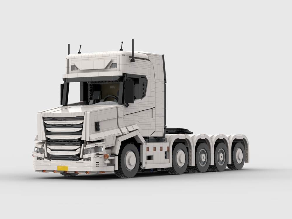 LEGO MOC Scania torpedo 10x4 tractor by LingKong | Rebrickable