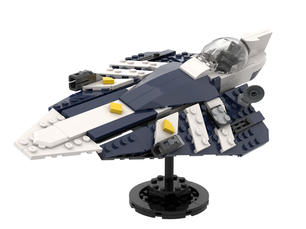 LEGO MOC-239957 Plo Koon's Delta-7 Starfighter (Episode III) (2.0