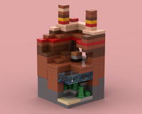 Badlands expansion biome for the "21589-1 - Mini Biomes" set