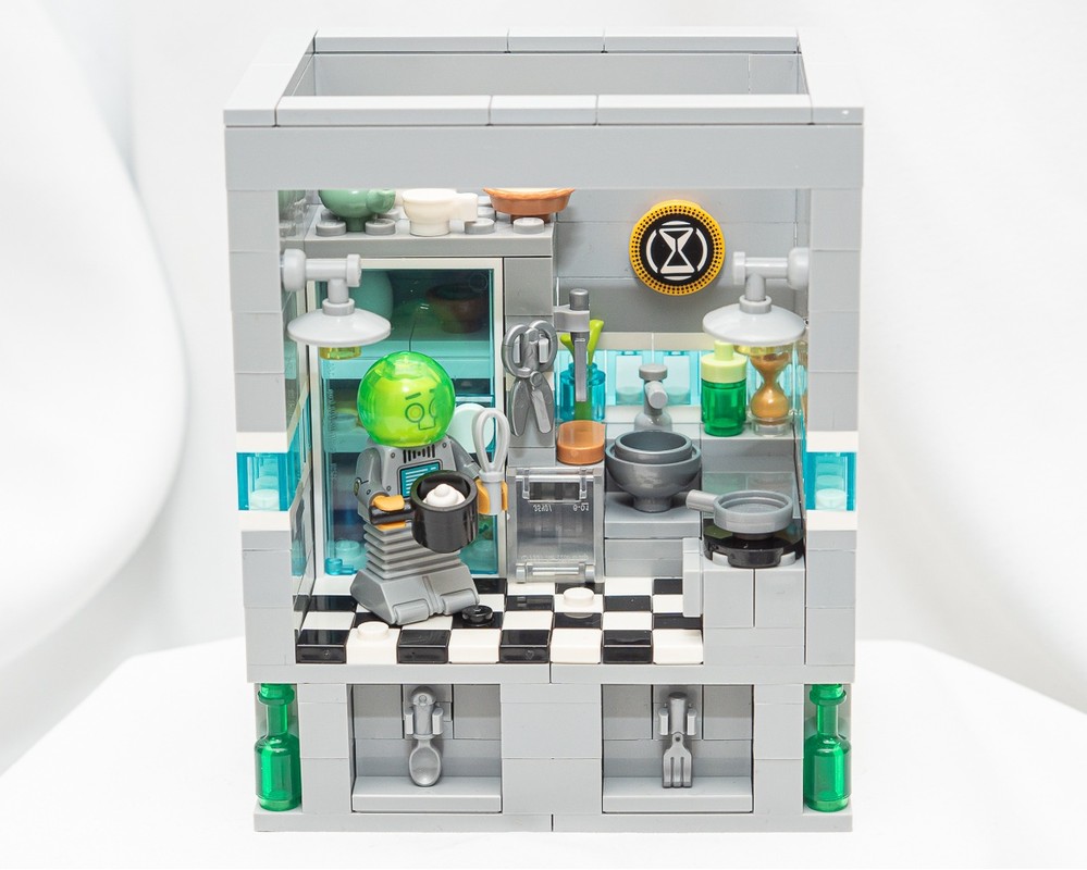 LEGO MOC Kitchen for Kitchen Robot by Frambozia | Rebrickable - Build ...