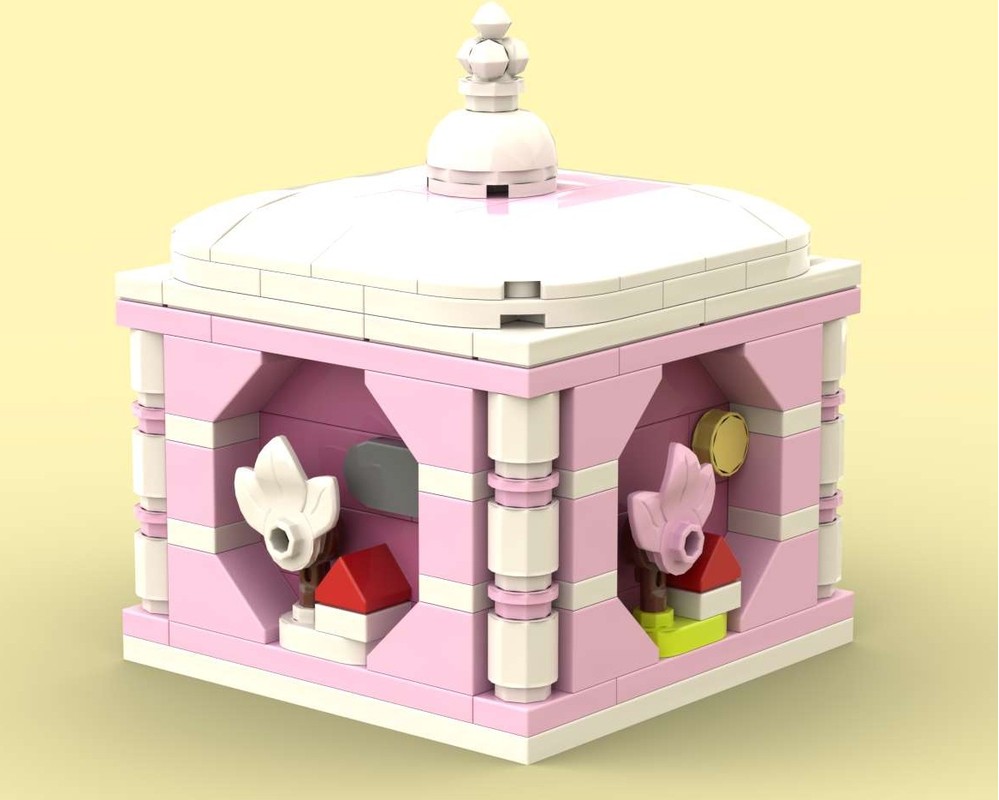 LEGO MOC-240005 pink box with four seasons decoration by Frambozia ...