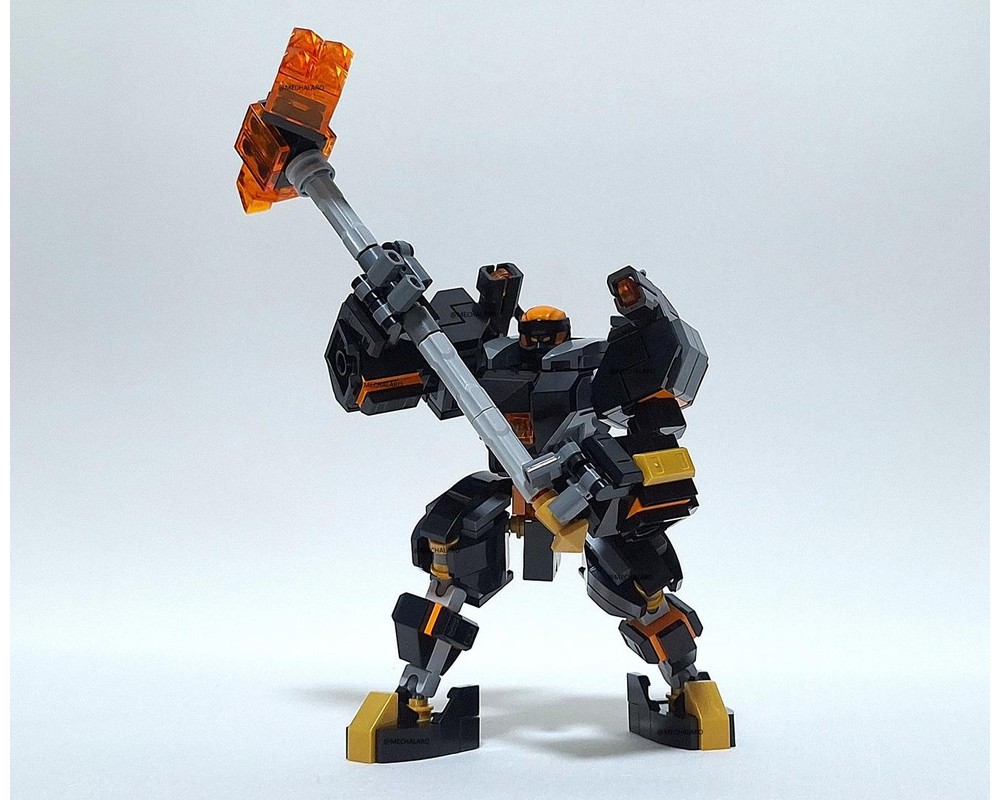 LEGO MOC-240081 Cole's Battle Mech v2.0 by Mechalaro | Rebrickable ...