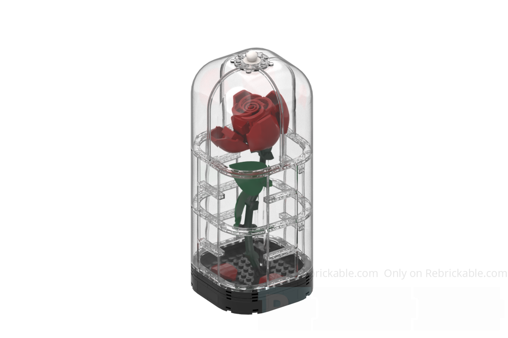 LEGO MOC-240112 Enchanted Rose by TheLuckyOne | Rebrickable - Build ...