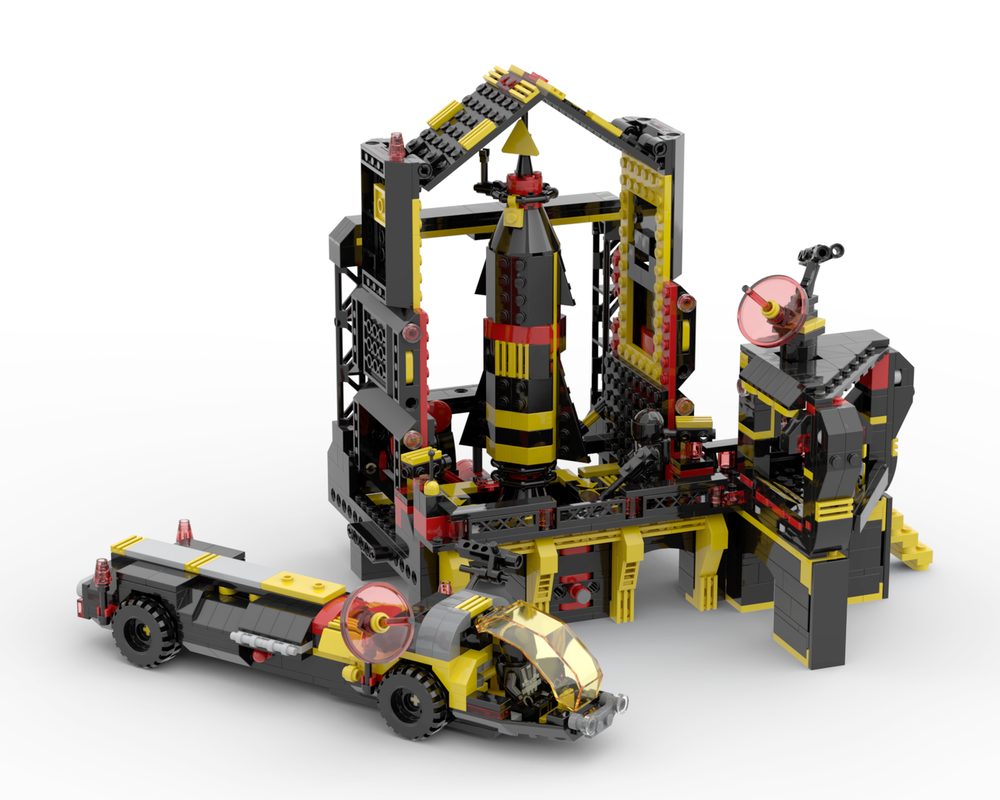 LEGO MOC-240138 10355 Blacktron Rocket Base by Nequmodiva