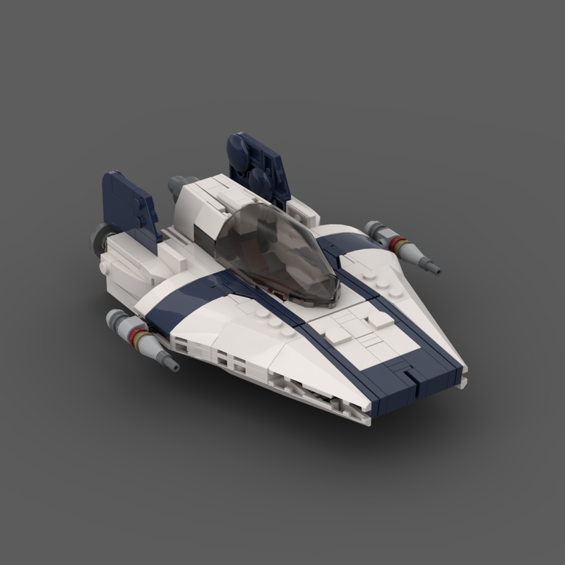 LEGO MOC-240153 RZ-2 A wing resistance starfighter by Brick Horizon ...