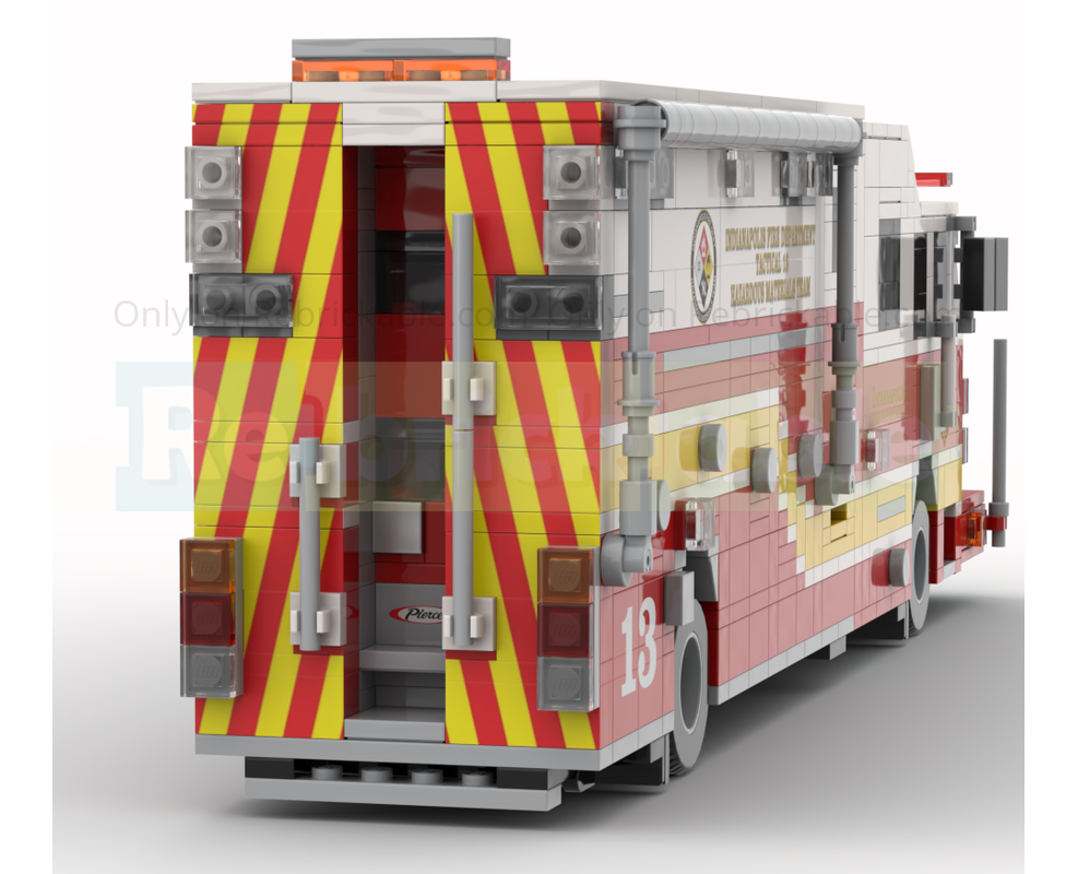 LEGO MOC Pierce Arrow XT HazMat by Astrid11 | Rebrickable - Build with LEGO