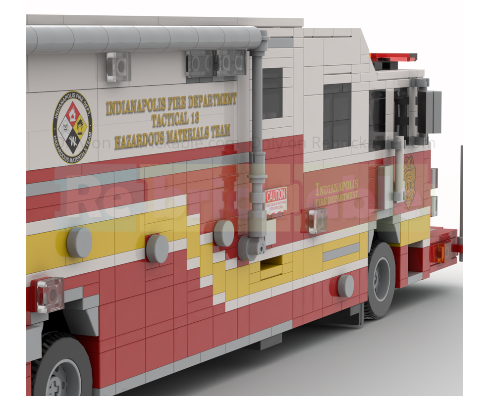 LEGO MOC-240161 2011 Pierce Arrow XT HazMat Indianapolis by Silver ...
