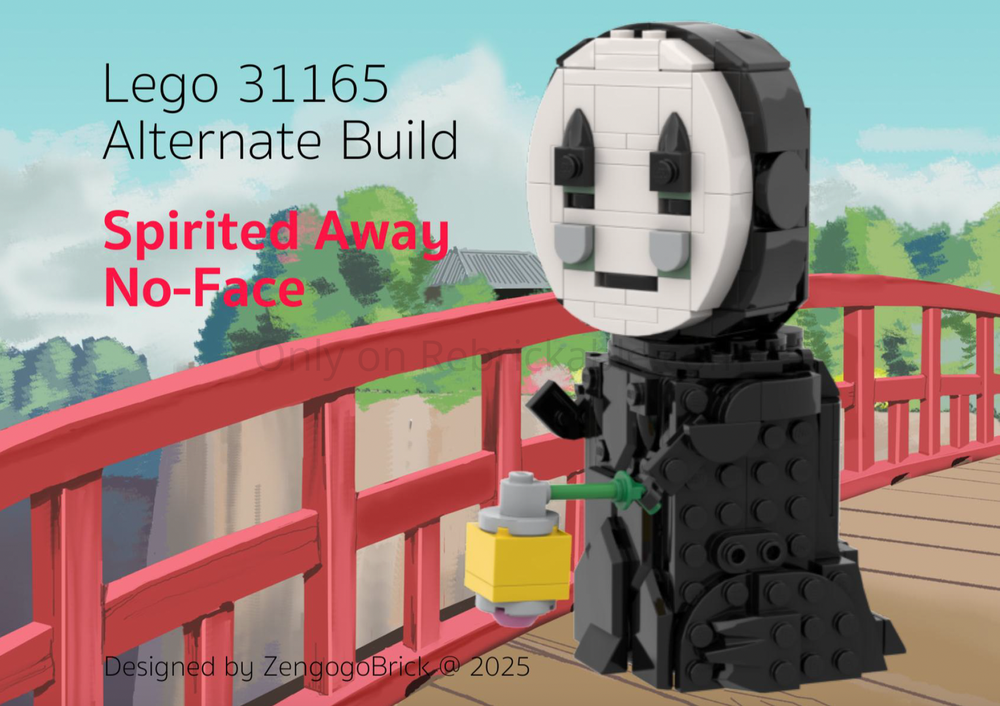 LEGO MOC-240183 31165 Spirited Away - No-Face by zengogobrick ...