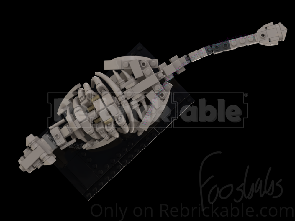 LEGO MOC-240211 21320 Quetzalcoatlus and Ankylosaurus Skeletons 1:32 ...
