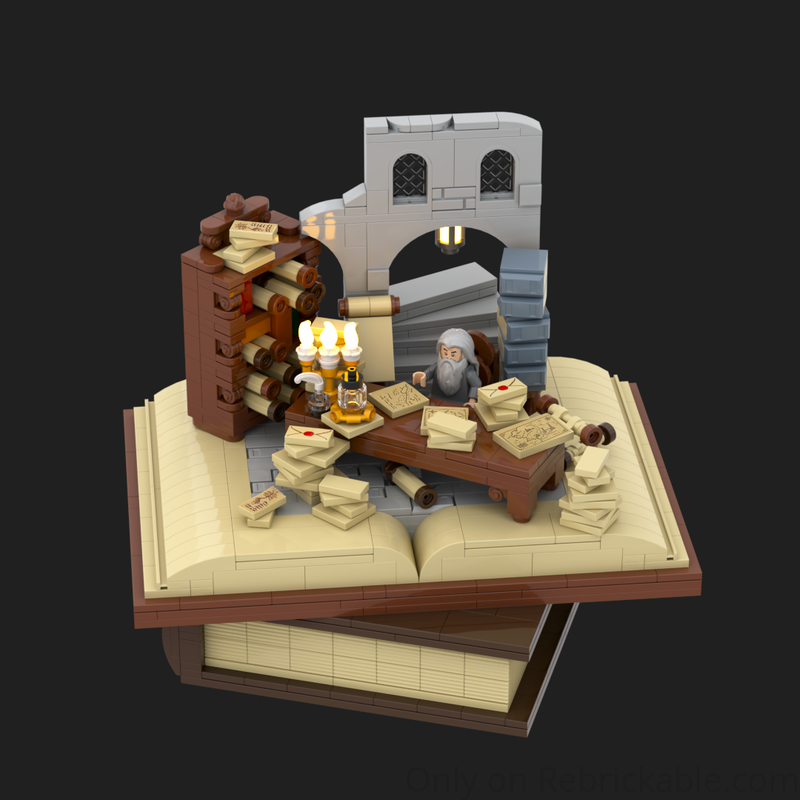 LEGO MOC-240234 Gandalf's Research - Archives of the White City by
