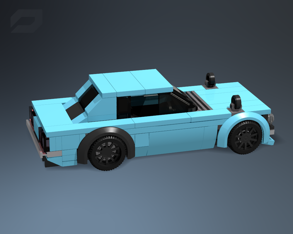 LEGO MOC Nissan Skyline GT-R '72 (Medium Azure) by prototyp