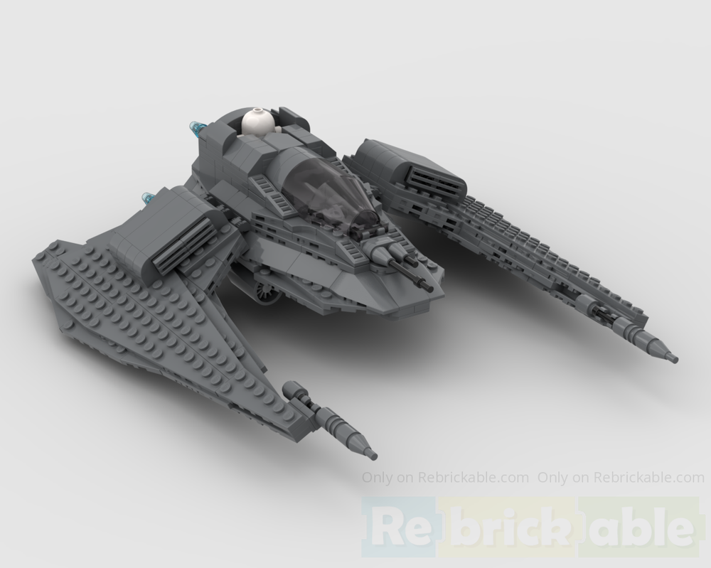 LEGO MOC-240331 Hapan Miy'til Fighter, standard or command variant