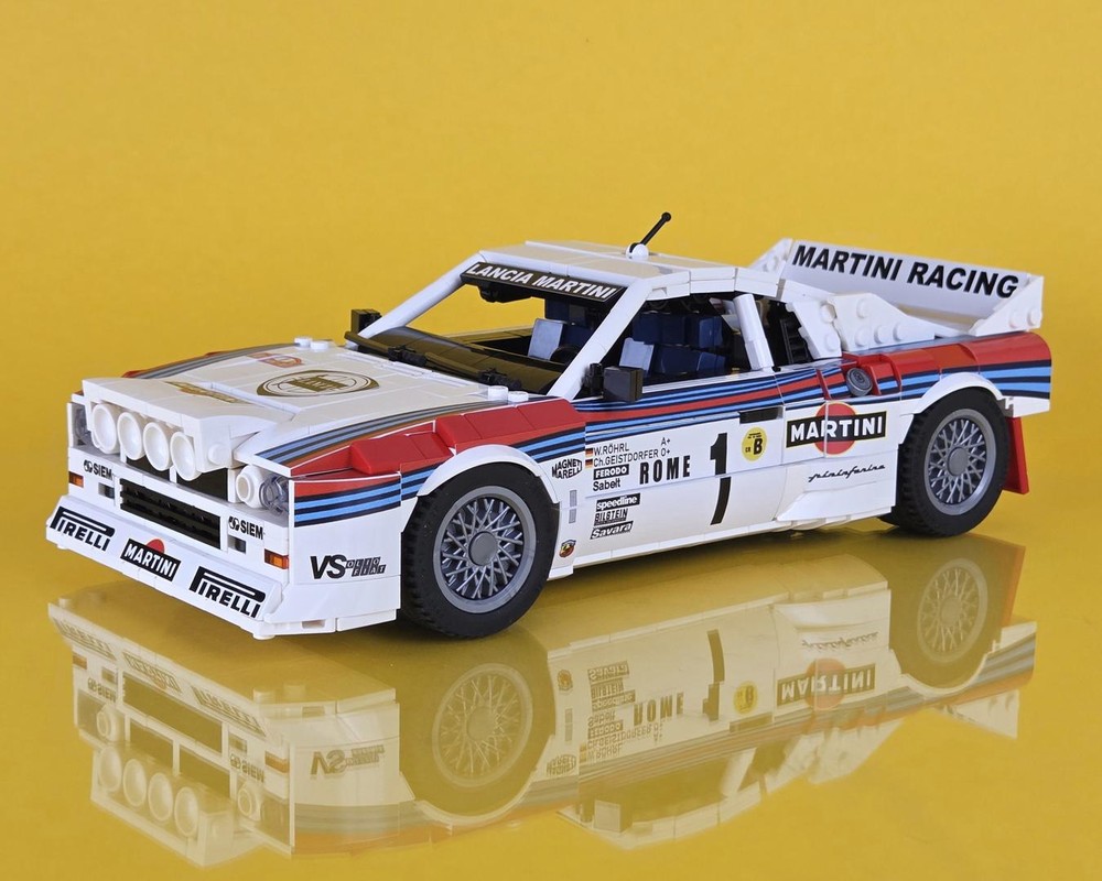 LEGO MOC-240335 Lancia Rally 037 by Pingubricks | Rebrickable