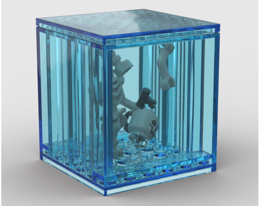 LEGO MOC-240428 Two 6x6 Gelatinous Cubes by Splat238 | Rebrickable ...