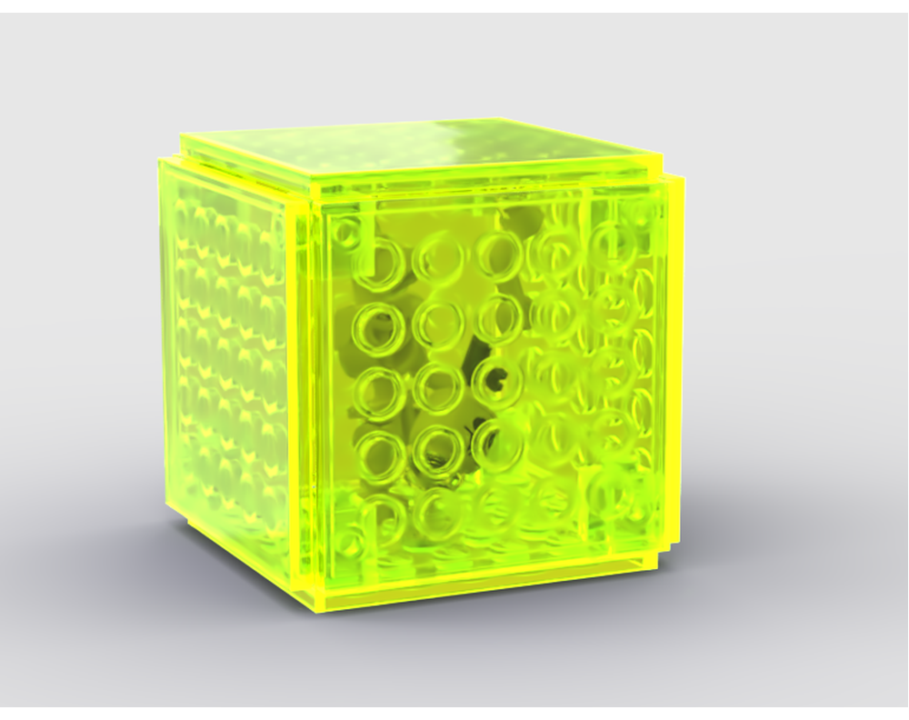 LEGO MOC-240428 Two 6x6 Gelatinous Cubes by Splat238 | Rebrickable ...