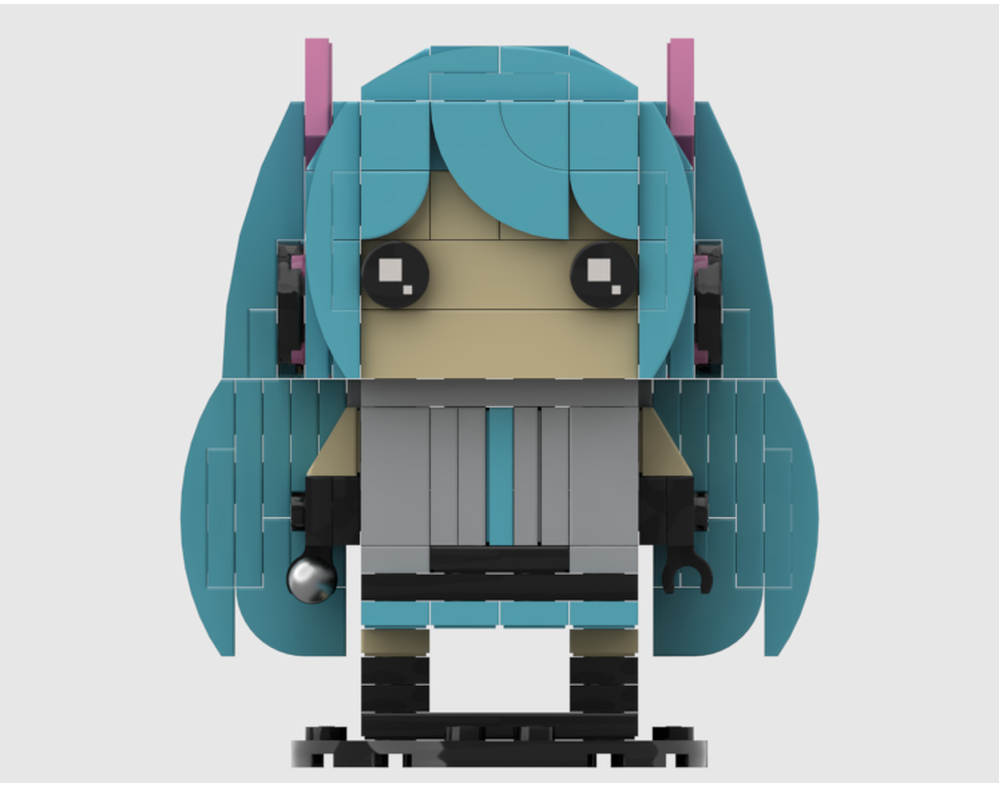 LEGO MOC-240453 Hatsune Miku - Brickheadz by uneuro | Rebrickable ...