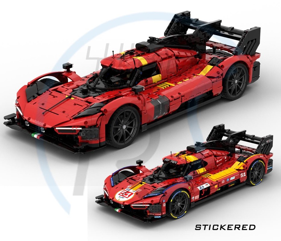 Ferrari 499P Nera #44 Scala 1/64 - ERA Q X OY Works - Limited Edition 100 Pz