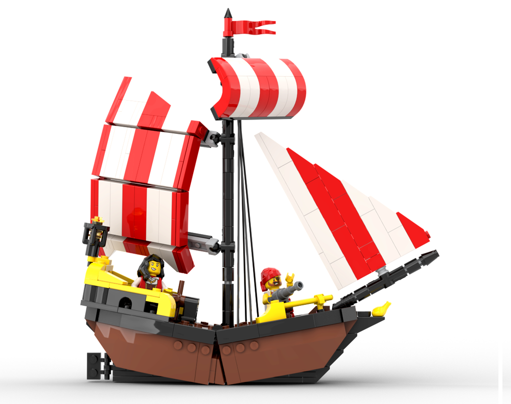 LEGO MOC-240558 Castaway Cutter by TomSkippy | Rebrickable - Build with ...