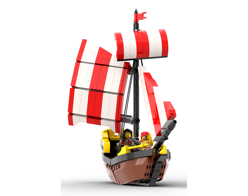 LEGO MOC-240558 Castaway Cutter by TomSkippy | Rebrickable - Build with ...