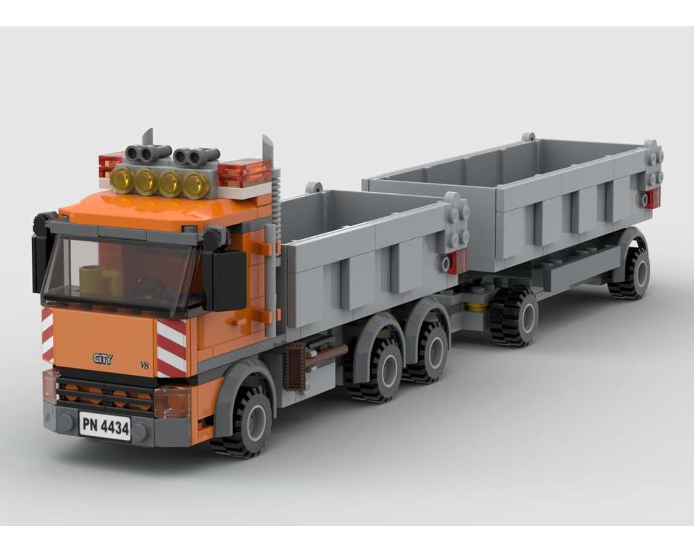 LEGO MOC Tipper Trailer for set 4434 by Frapez1972 | Rebrickable ...