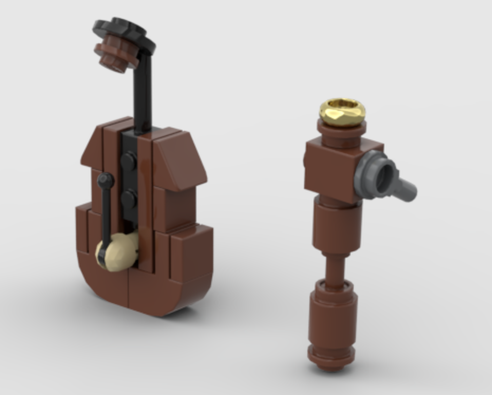 LEGO MOC-240644 Bassoon and Double Bass - Musical instruments by ...