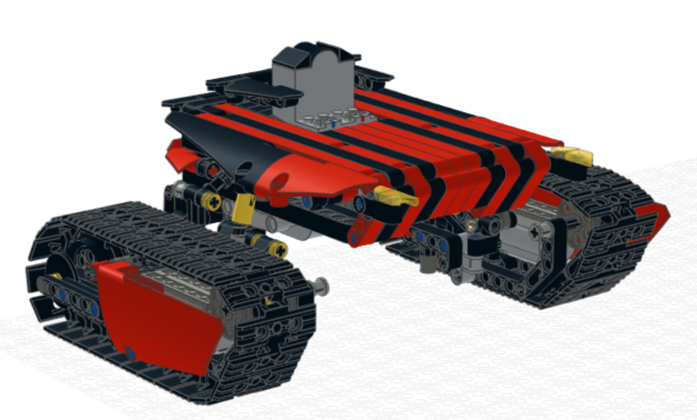 LEGO MOC-240721 Remote controlled LEGO Technic tank/tracked vehicle by ...