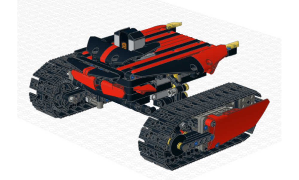 LEGO MOC-240721 Remote controlled LEGO Technic tank/tracked vehicle by ...