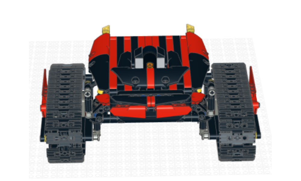 LEGO MOC-240721 Remote controlled LEGO Technic tank/tracked vehicle by ...