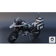 LEGO MOC MOTO GUZZI V80 Scrambler by MOC NEMOOZ