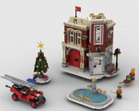 Winter Village Fire Station