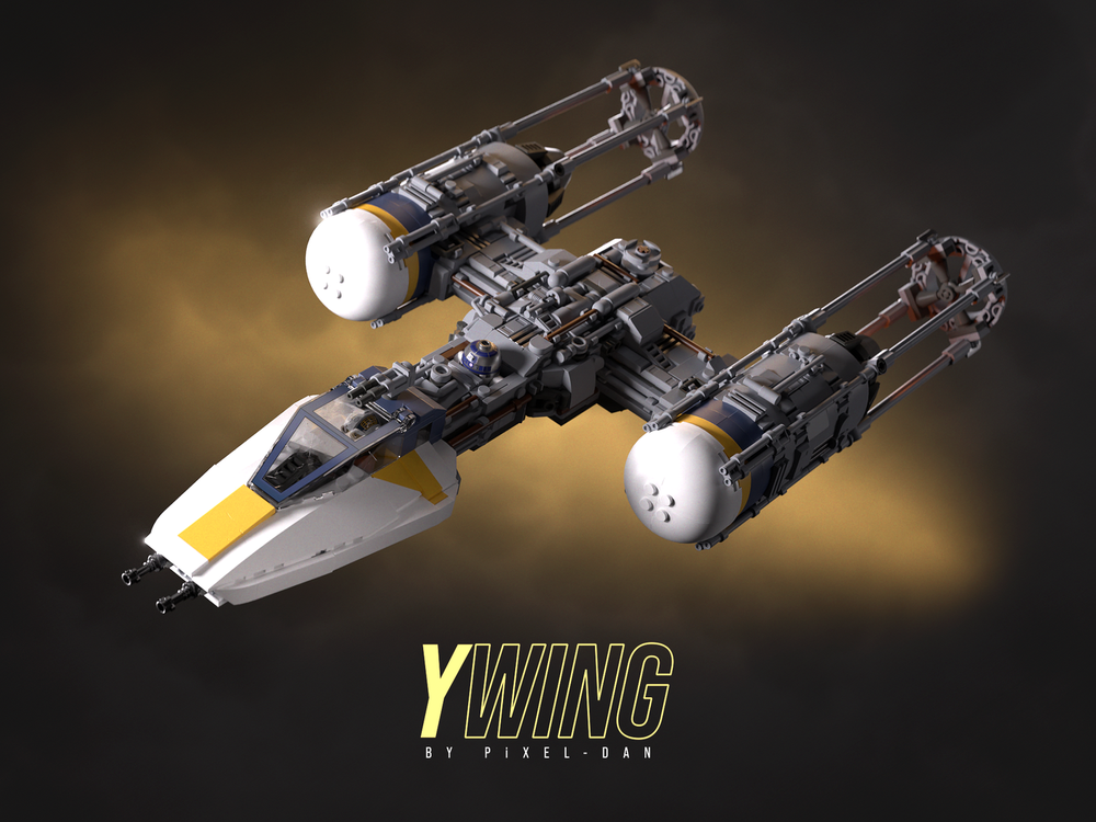 LEGO MOC PiXEL-DANs BTL-A4 YWING VERSION 2 // 75172 - Modification