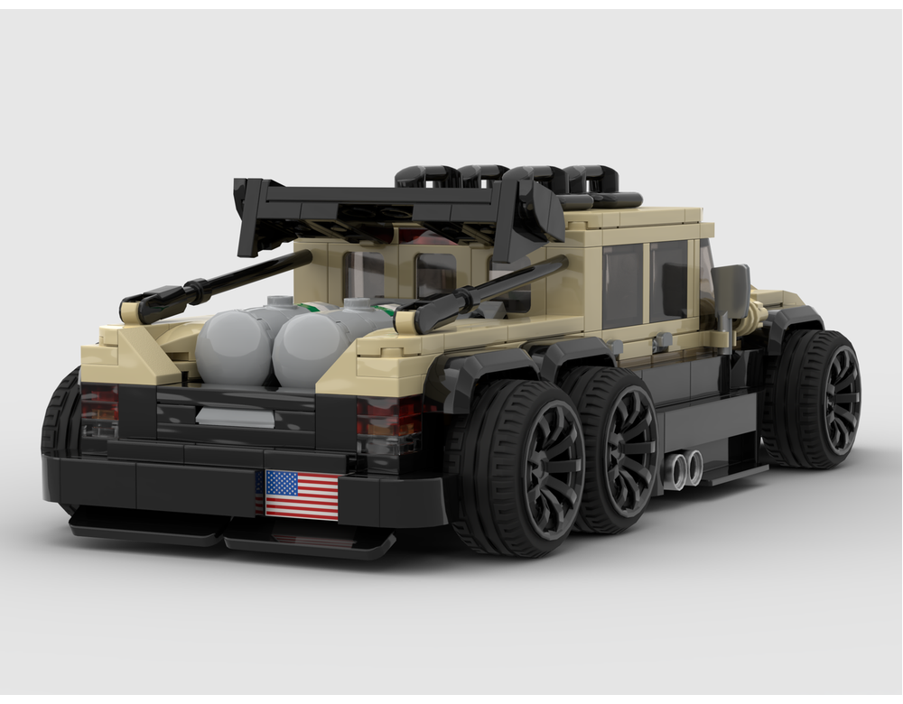 LEGO MOC-240869 2009 AM General Humvee Custom 6x6 by toms8wides ...