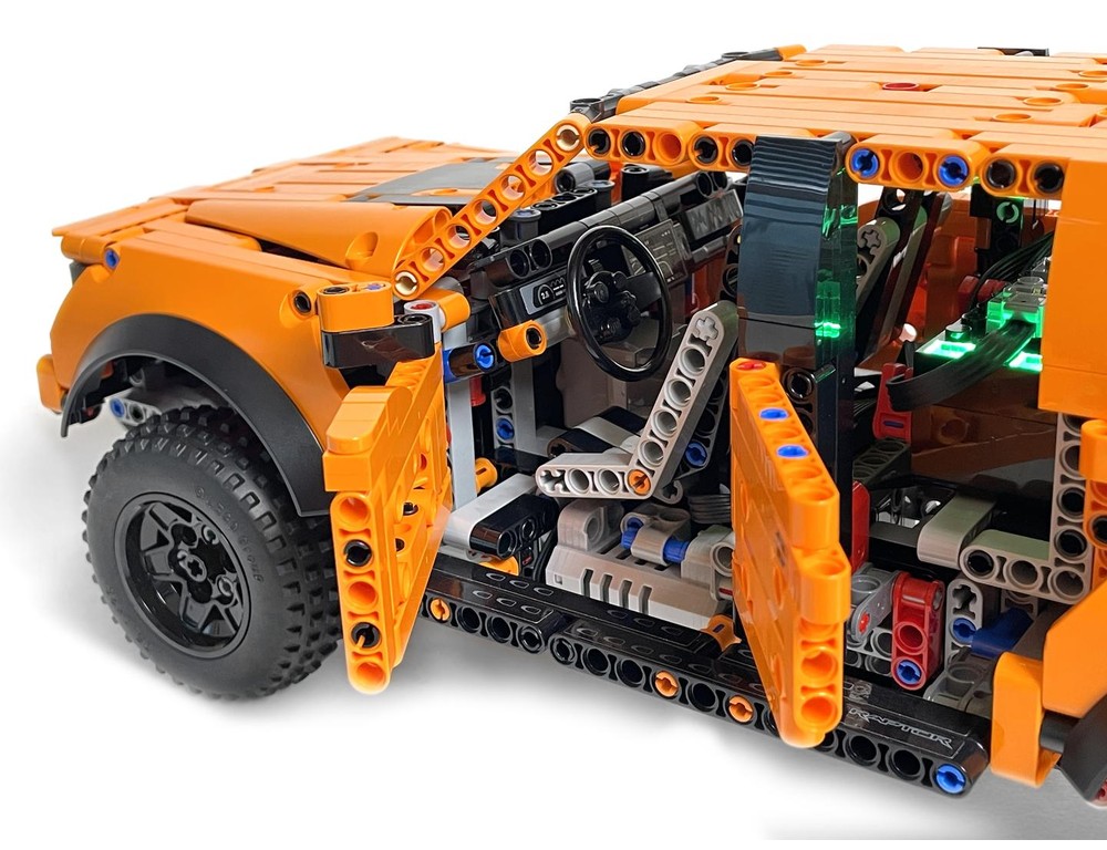 LEGO MOC-240890 42126 Ford F-150 Raptor RC MOD for Powered Up & BuWizz ...