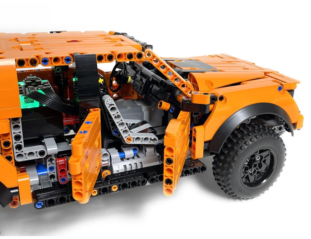 LEGO MOC-240890 42126 Ford F-150 Raptor RC MOD for Powered Up & BuWizz ...