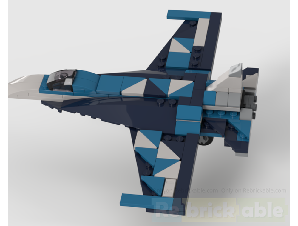 LEGO MOC-240964 31160 F-16 Fighting Falcon by Revenge_Of_The_Brick ...