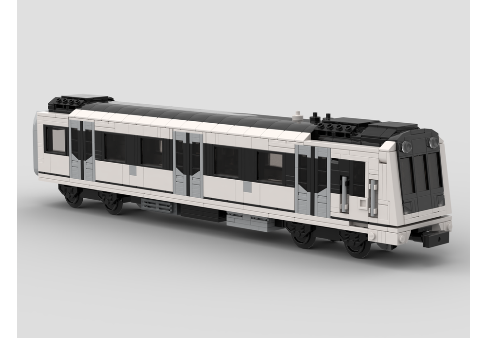 LEGO MOC-240977 MX3000 Train 8-studs wide by Brick North | Rebrickable ...