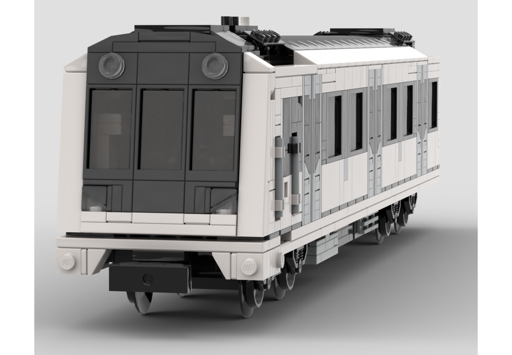 LEGO MOC-240977 MX3000 Train 8-studs wide by Brick North | Rebrickable ...