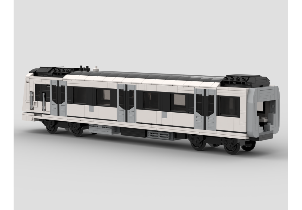 LEGO MOC-240977 MX3000 Train 8-studs wide by Brick North | Rebrickable ...