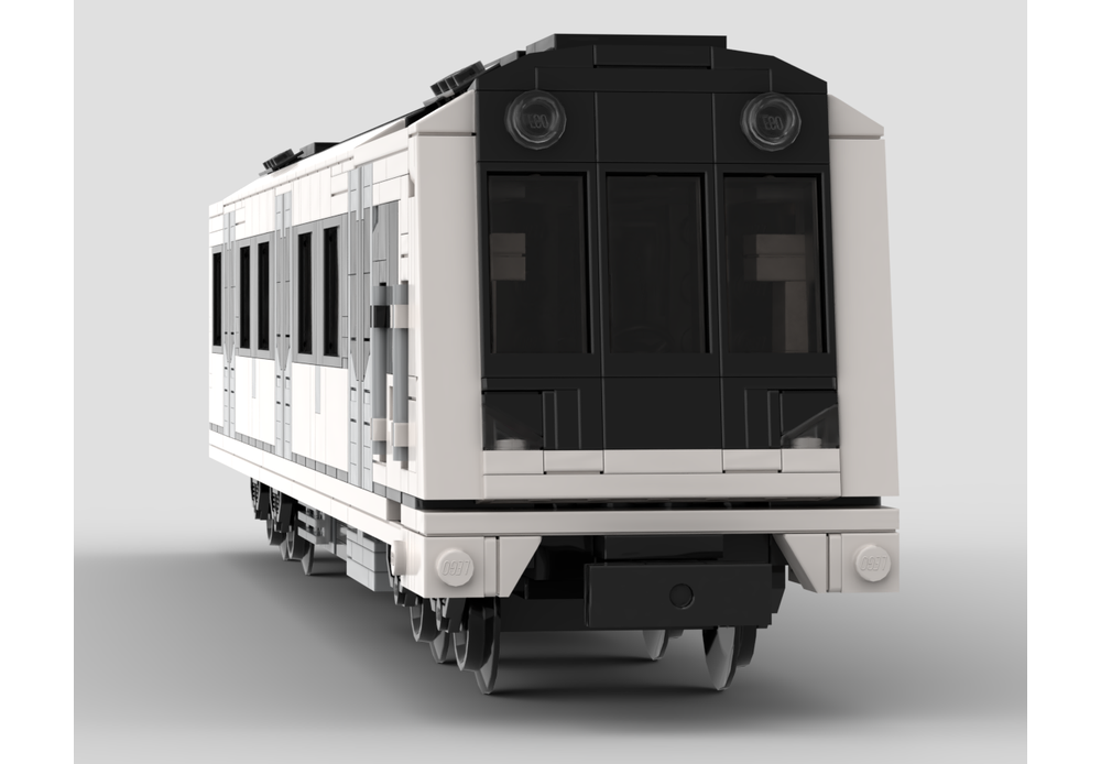 LEGO MOC-240977 MX3000 Train 8-studs wide by Brick North | Rebrickable ...