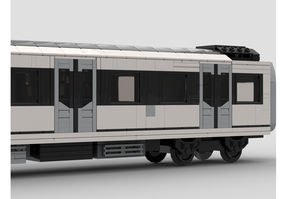 LEGO MOC-240977 MX3000 Train 8-studs wide by Brick North | Rebrickable ...