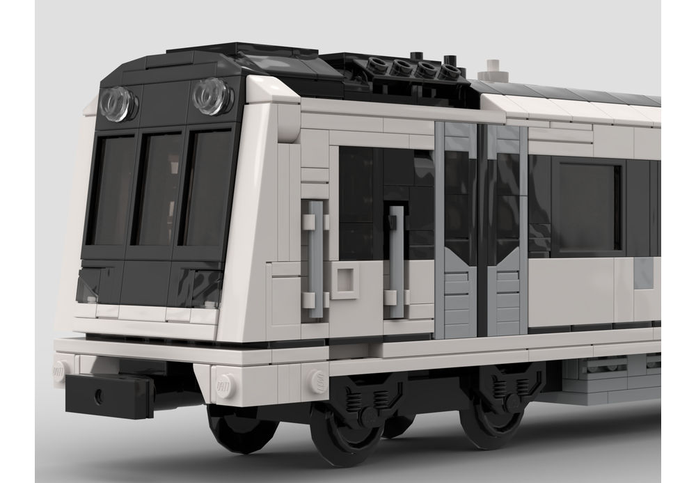 LEGO MOC-240977 MX3000 Train 8-studs wide by Brick North | Rebrickable ...