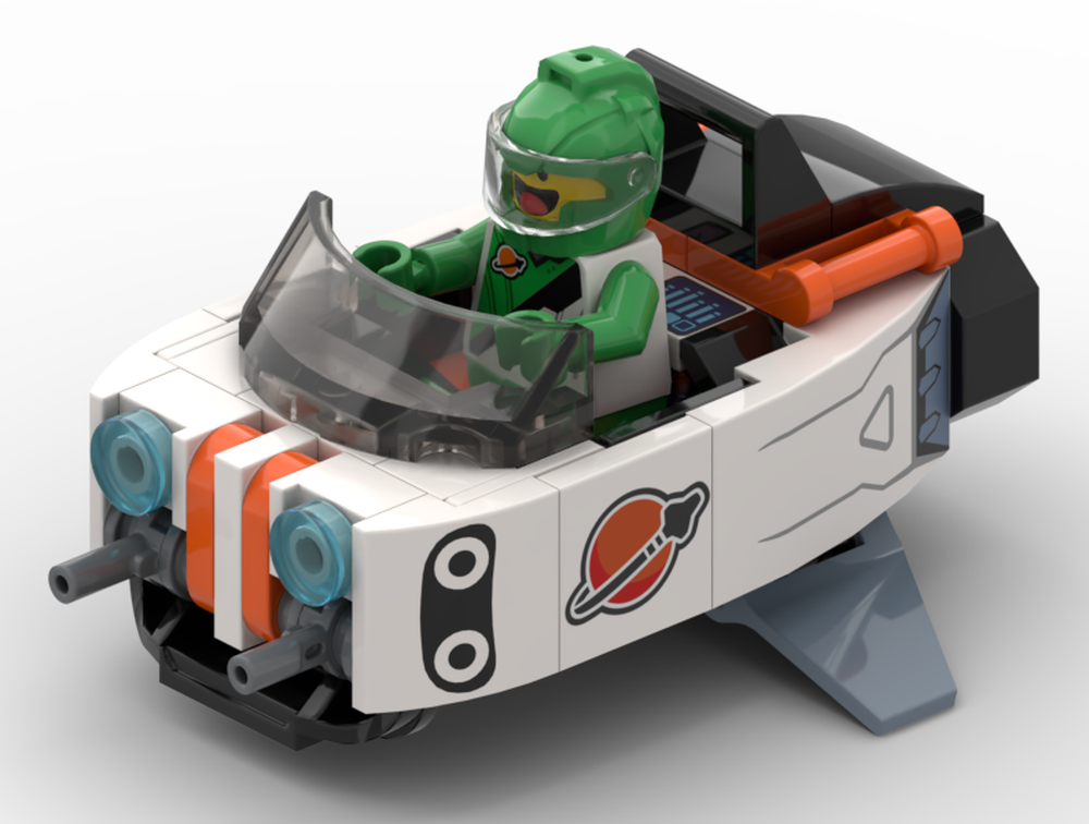 LEGO MOC-240987 City Space Car by Ptchnk | Rebrickable - Build with LEGO