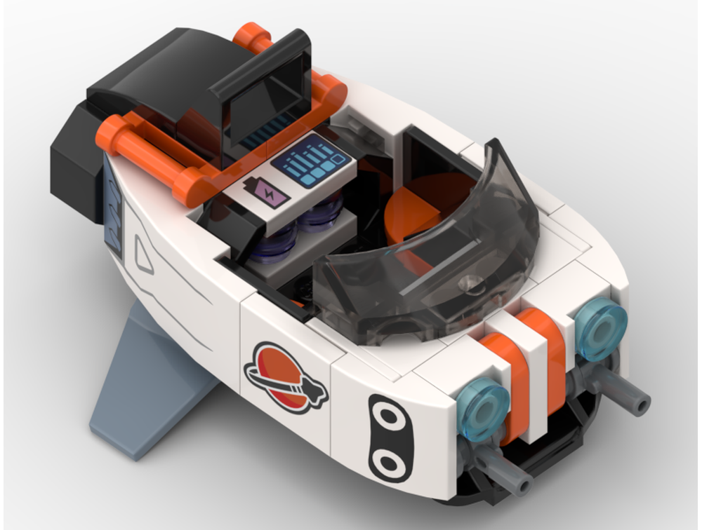 LEGO MOC-240987 City Space Car by Ptchnk | Rebrickable - Build with LEGO