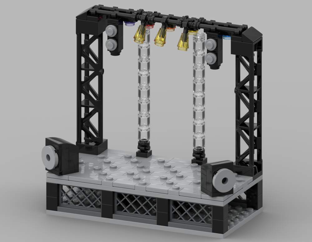 LEGO MOC Rave stage by Bricktherory | Rebrickable - Build with LEGO