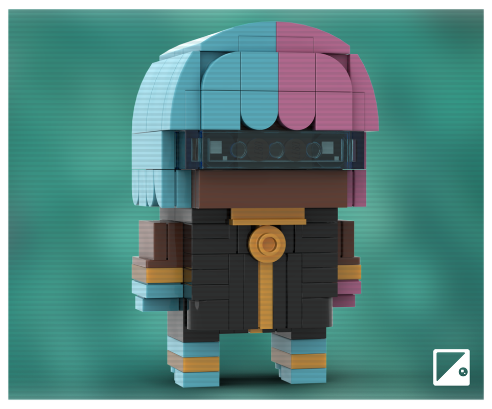 LEGO MOC-241006 Dispatch LEGO Brickheadz MOC ~ Prism (The Phoenix Squad ...