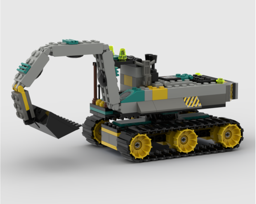 LEGO MOC Digger by DavyDigger | Rebrickable - Build with LEGO
