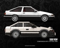 LEGO MOC-241024 TOYOTA COROLLA AE86 TRUENO (1983) - SPEED