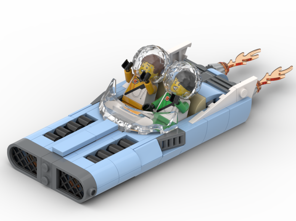 LEGO MOC-241065 Moon Car mod by Ptchnk | Rebrickable - Build with LEGO