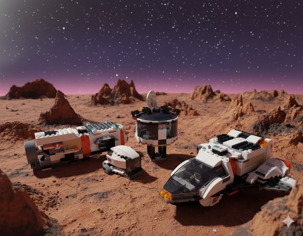 LEGO MOC (60446) Galactic Transit Spaceport by Sincress | Rebrickable ...