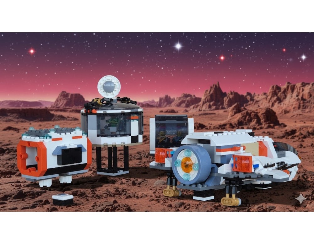 LEGO MOC-241096 (60446) Galactic Transit Spaceport by Sincress ...